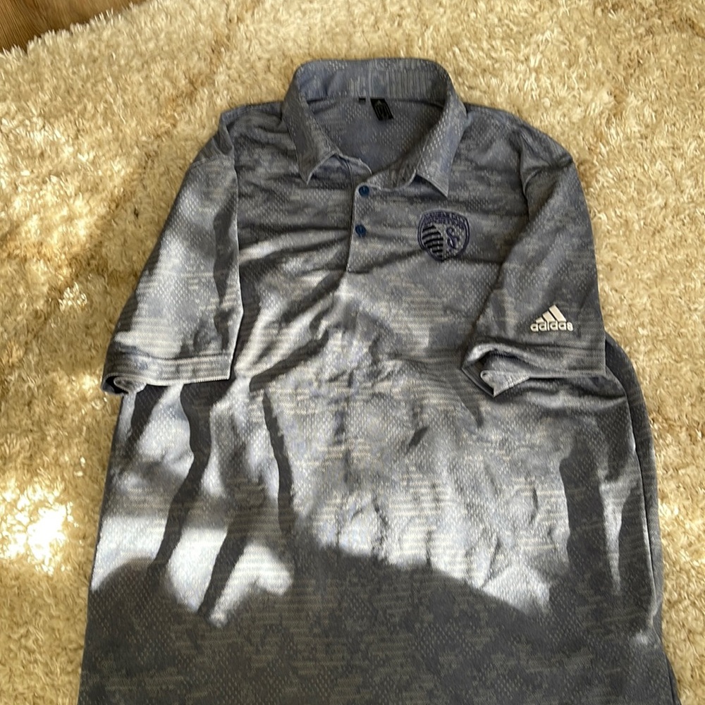 Adidas Gray Polo Shirt
